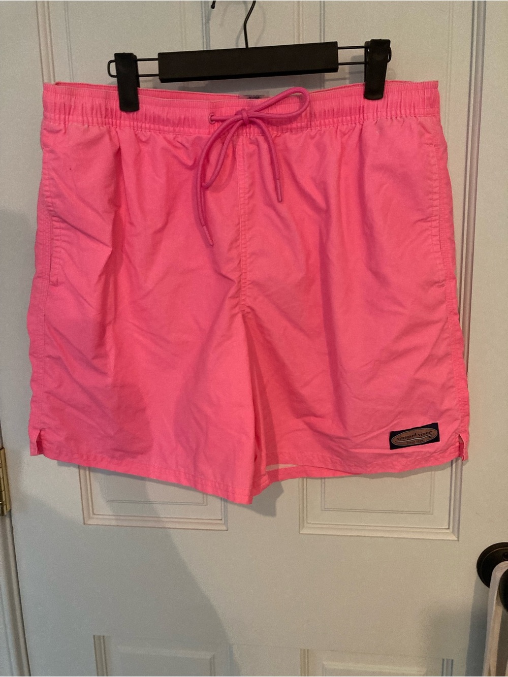 Vineyard Vines Men's Swim Shorts in Hot Pink